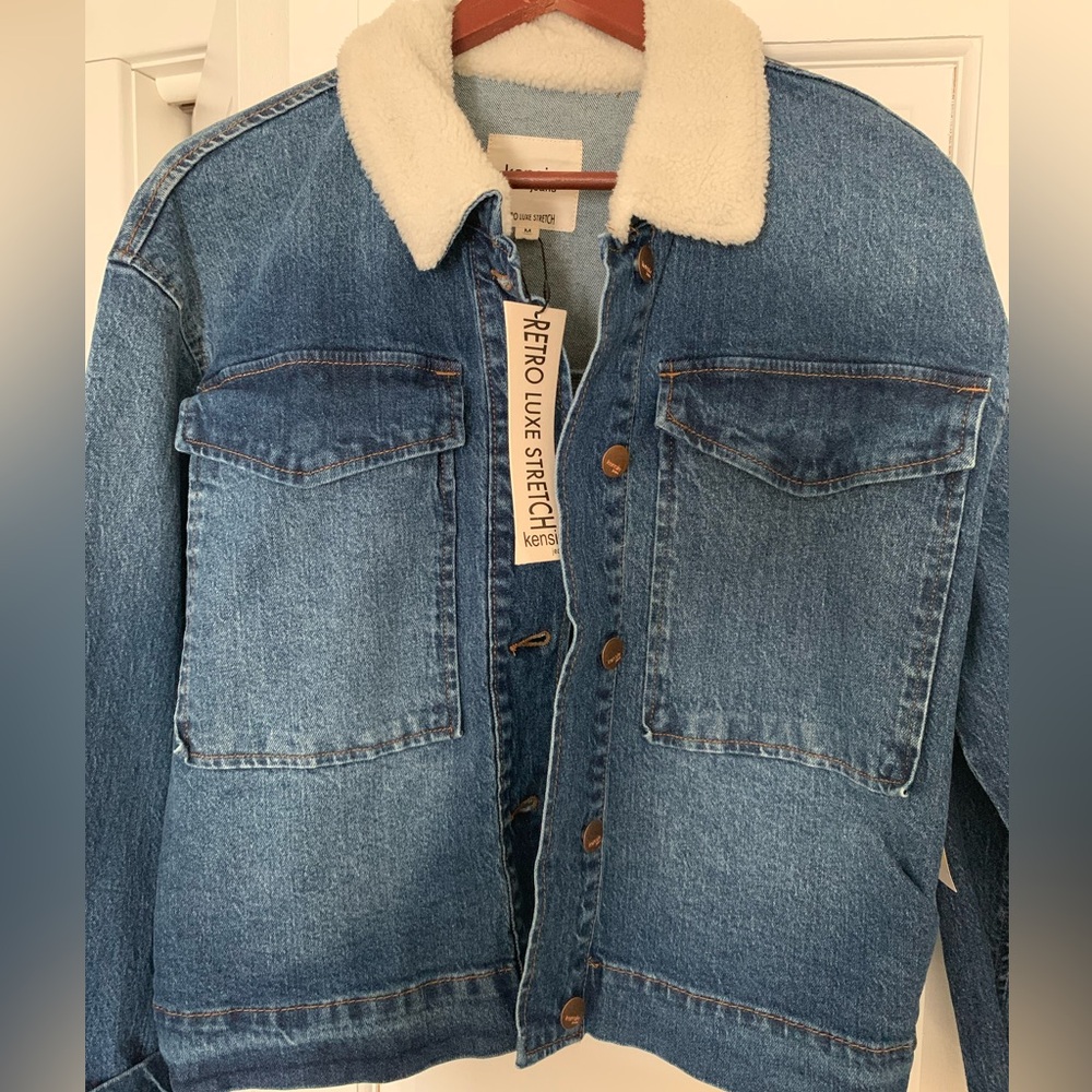 Kensie Jeans NWT cropped denim jacket, M